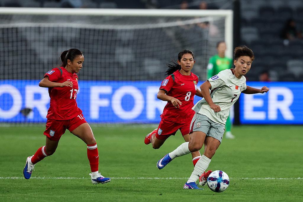进攻不力！亚洲杯首战，中国女足2比0战胜孟加拉国女足