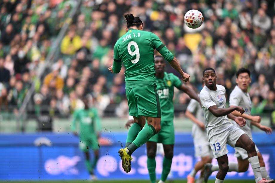 九游（中国）-中超-张玉宁破门陈晋一进球 北京国安战平上海申花